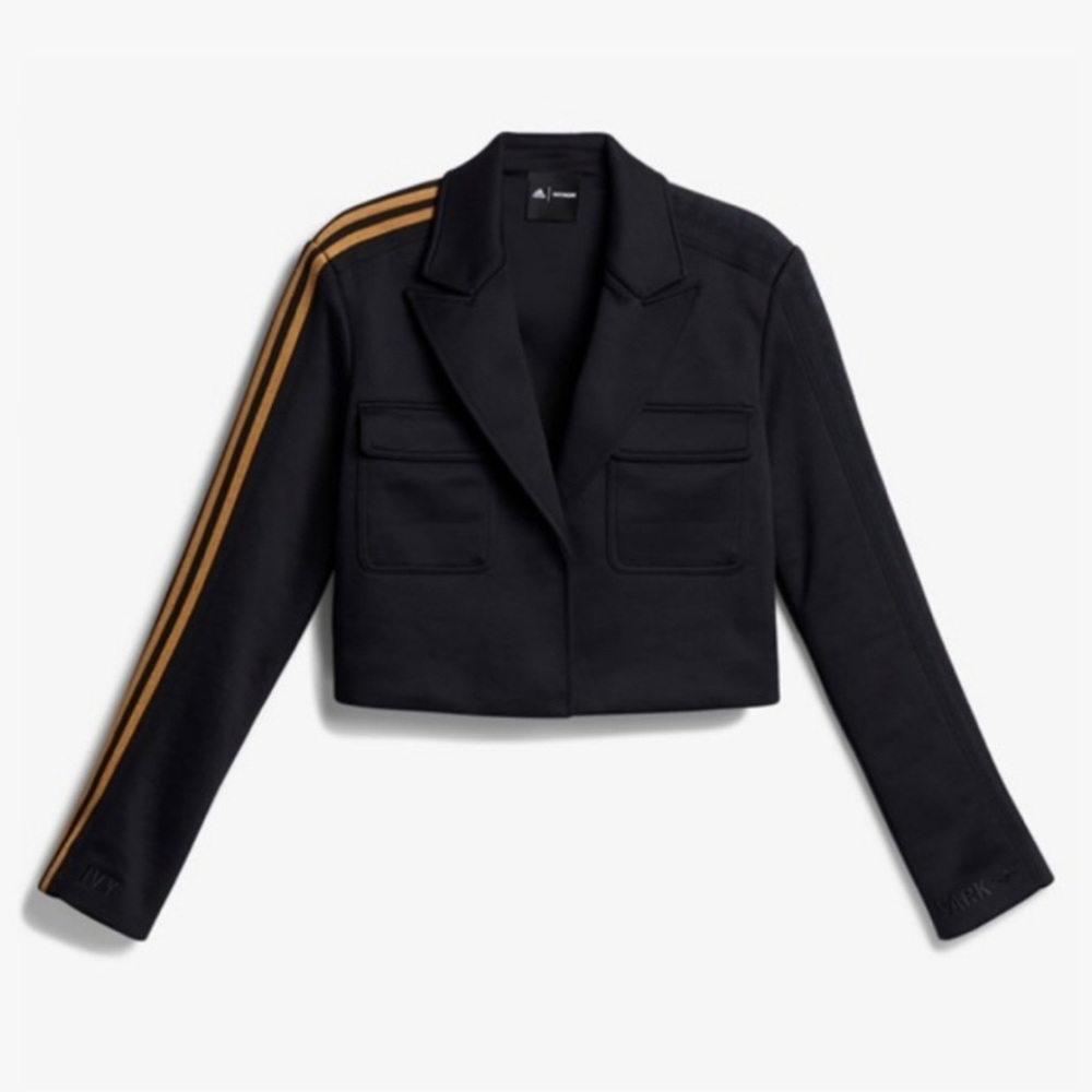 NEW Adidas X Ivy Park Cropped Suit Jacket - Picture 2 of 8